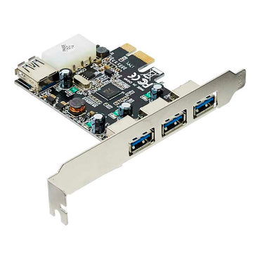 Placa Pci-e Usb 3.0 Multilaser 4 Portas USB 3.0 ( 3 frontais + 1 traseira) - GA130