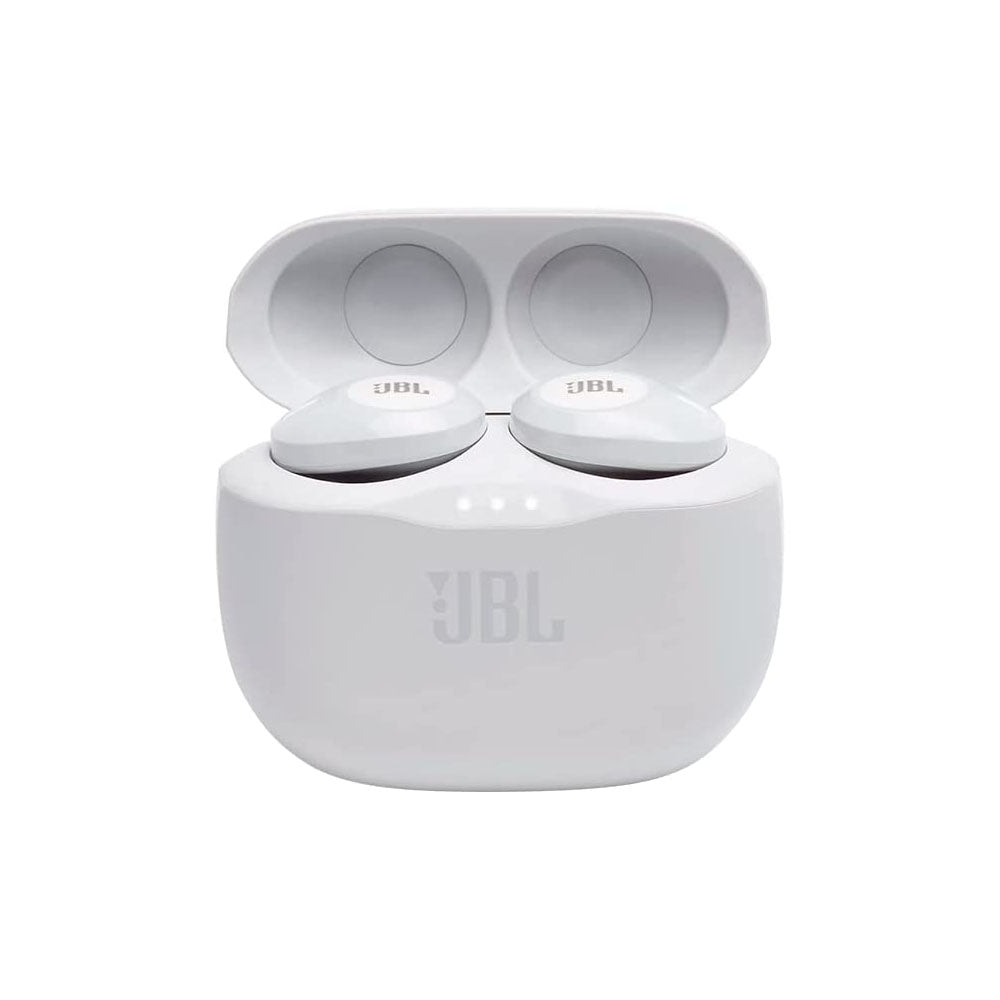 Fone De Ouvido Bluetooth JBL Intra Auricular Tune 125 TWS Branco - JBLT125TWSWHT