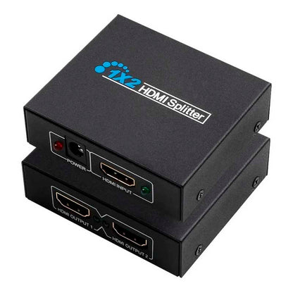 Splitter Multiplicador Divisor De Sinal Hdmi 2 Portas 1 X 2 Full Hd 1080P - HD-102