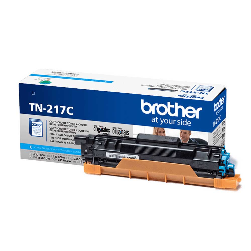 Toner Brother Color Ciano Tn-217Cbr - Dcp-L3551CDW HL-L3210CW