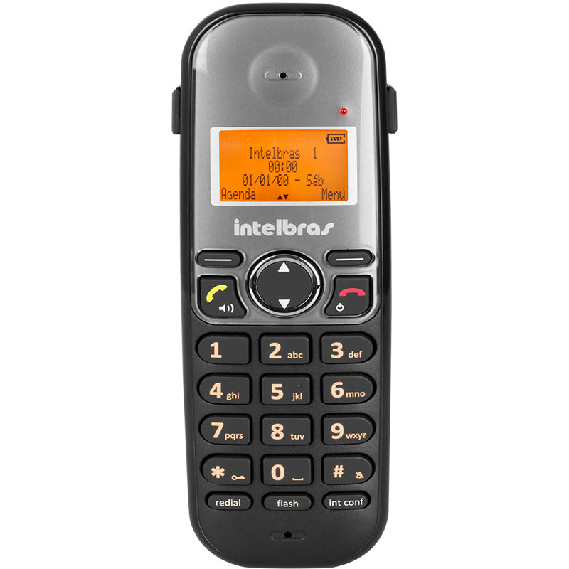 Telefone Sem Fio Intelbras Ts5120 Preto Ident De Chamadas Viva Voz - 4125120