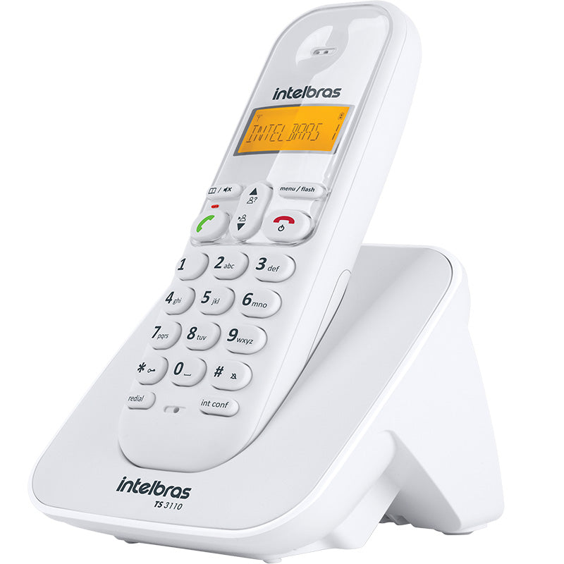 Telefone Sem Fio Intelbras Ts3110 Branco Ident De Chamadas - 4123010