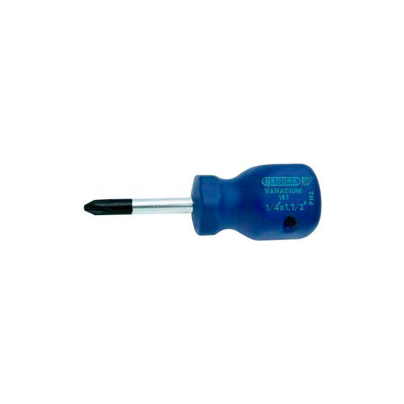 Chave de Fenda Cruzada (Toco) 1/8" X 1.1/2" PH0 Gedore - 100201