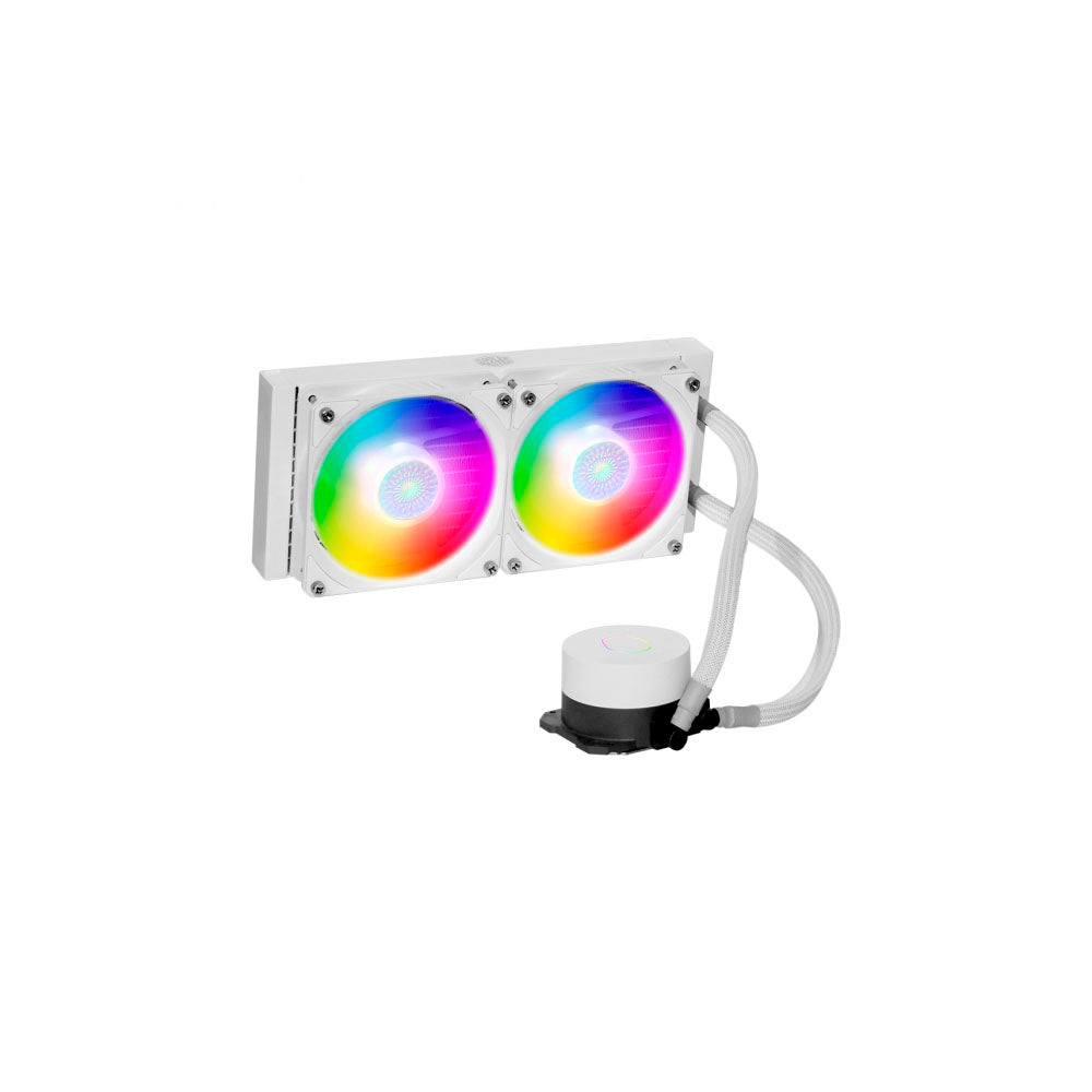 Water Cooler Dual Fan Cooler Master ML240L V2 RGB 240mm (Intel/AMD) Branco - MLW-D24M-A18PW-RW