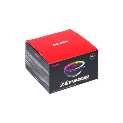 Cooler Para Processador Intel/AMD PCYes Zefiros Rainbow 120mm - ACZFRRB