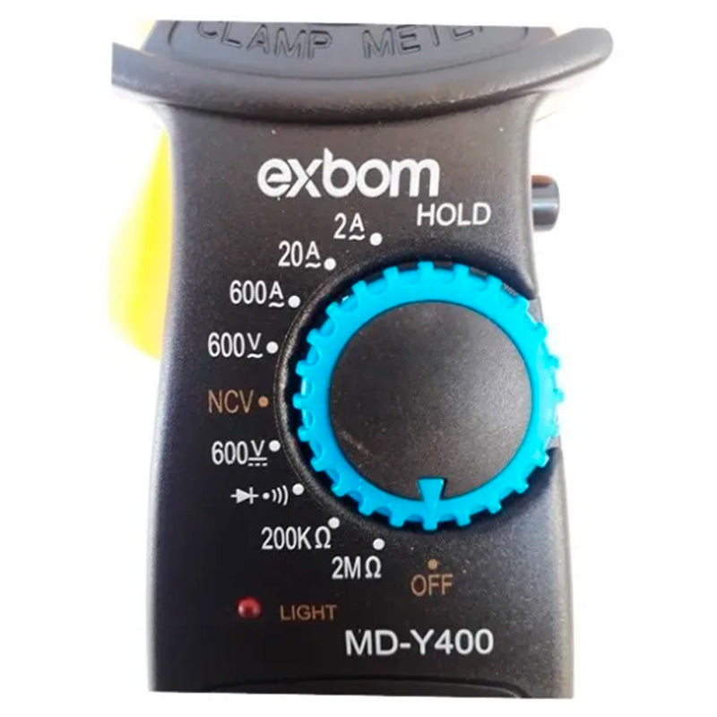 Alicate Amperimetro Profissional Digital 600v Exbom Md-y400
