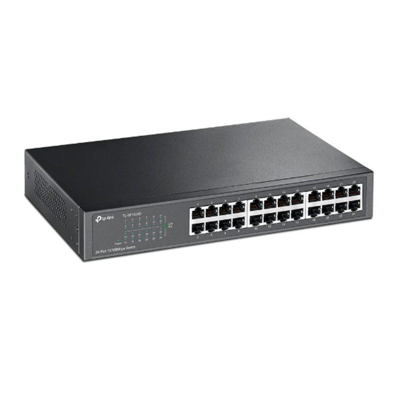 Switch 24 Portas Fast Ethernet 10/100 TP-Link L2 - TL-SF1024D