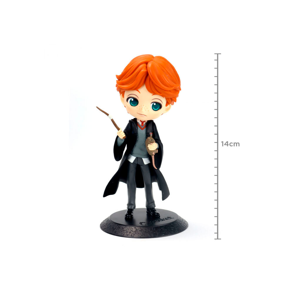Action Figure Harry Potter - Ron Weasley C/ Scabbers - Q Posket - 16650/27528