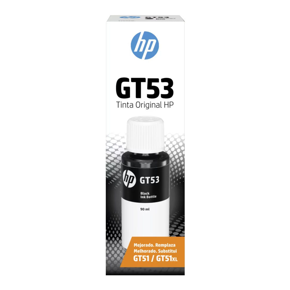 Refil De Tinta Original Hp Gt53 1VV22AL 90ml - Preto