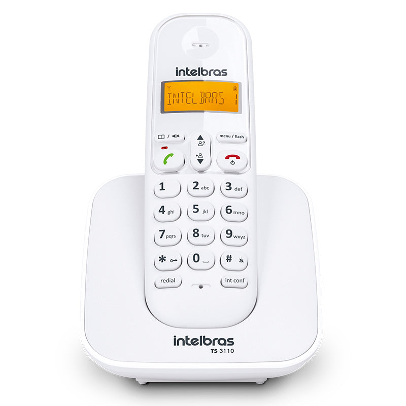 Telefone Sem Fio Intelbras Ts3110 Branco Ident De Chamadas - 4123010