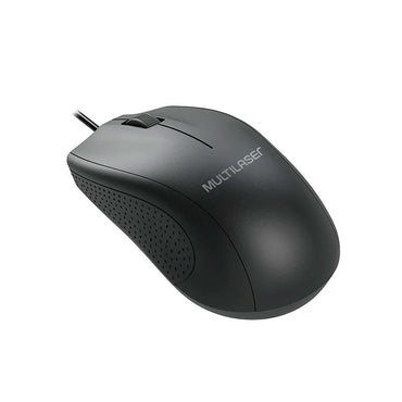 Mouse Usb Multilaser 1200DPI Preto - MO308