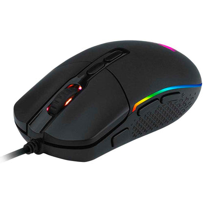 Mouse Gamer Redragon Invader 7 Botões 10000dpi Preto RGB - M719-RGB