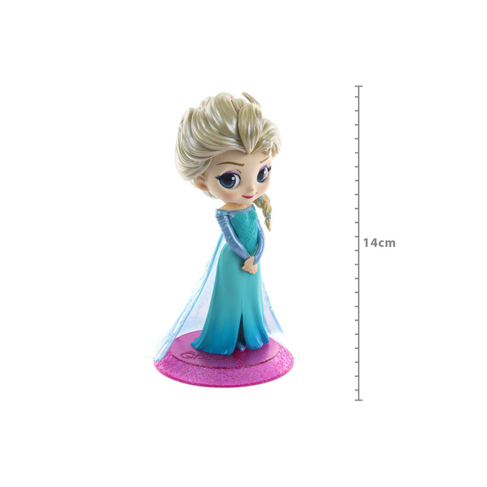 Action Figure Disney Frozen - Elsa - Glitter Line - Q Posket - 107235