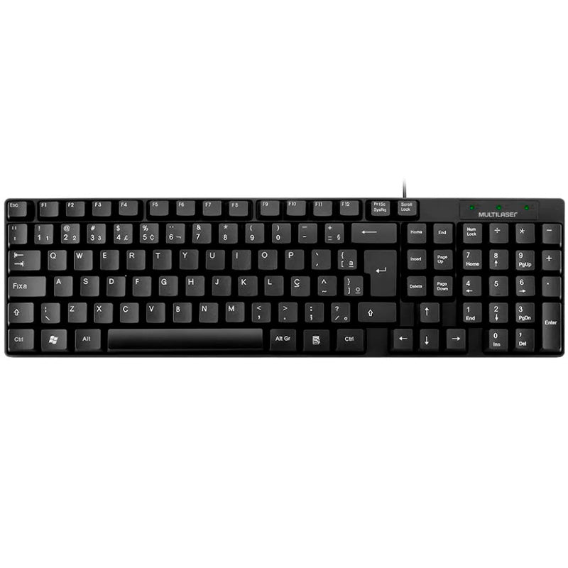 Teclado Usb Multilaser Tc193 Slim