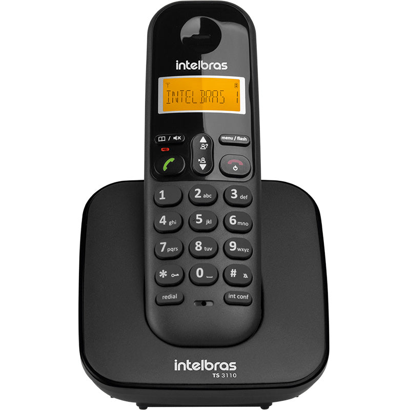 Telefone Sem Fio Intelbras Ts3110 Preto Ident De Chamadas - 4123110