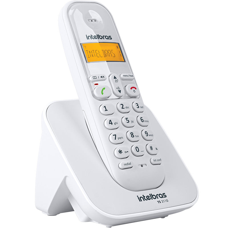 Telefone Sem Fio Intelbras Ts3110 Branco Ident De Chamadas - 4123010